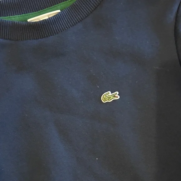 Lacoste Kids Dark Blue Sweatshirt - Picture 3 of 3